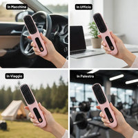 Limpìda Pro - Spazzola Lisciante Portatile